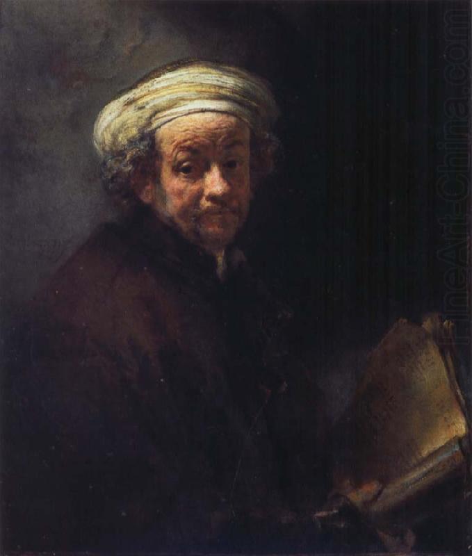 REMBRANDT Harmenszoon van Rijn Self-Portrait as St.Paul china oil painting image